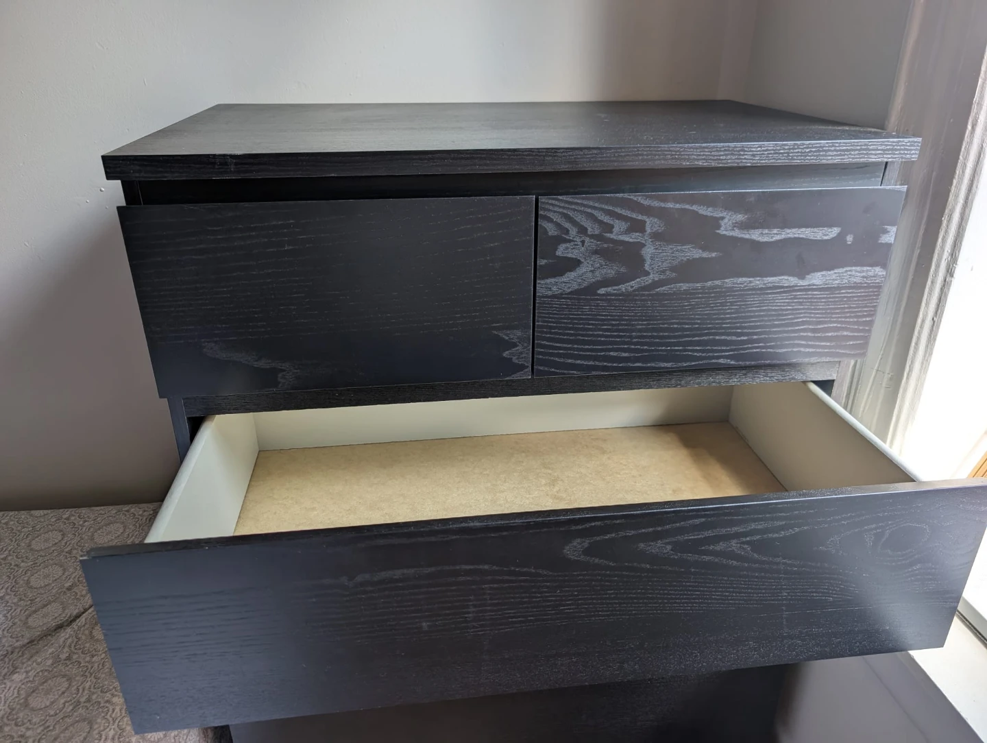 Black 6-Drawer Dresser - photo 2