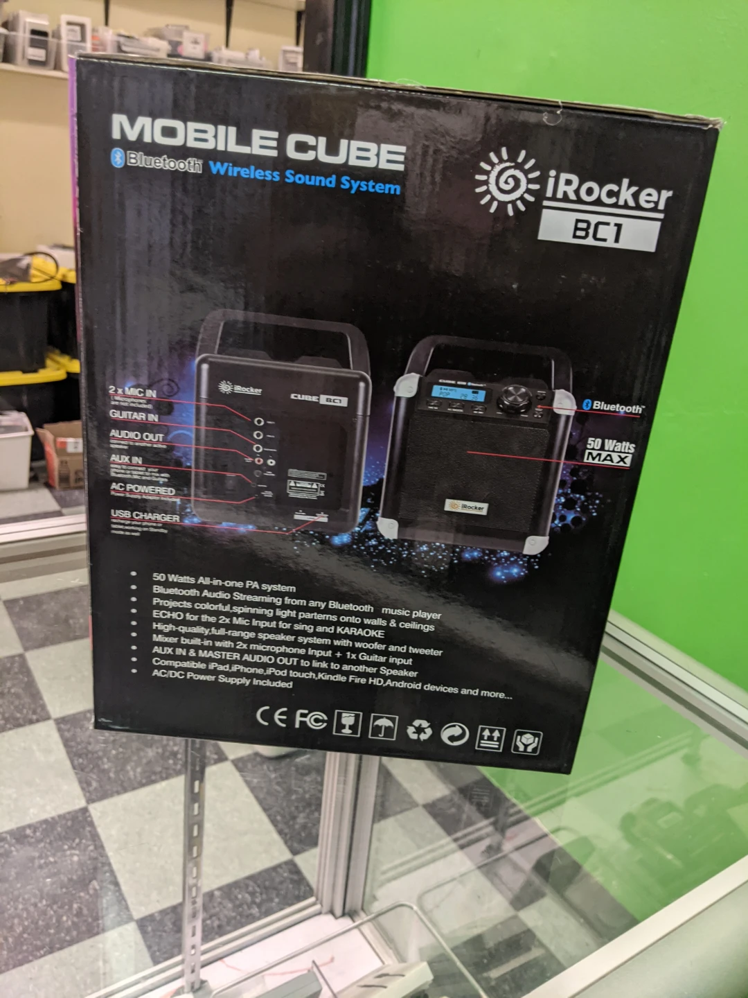 iRocker Mobile Cube BC1 Bluetooth Wireless Sound System - photo 2