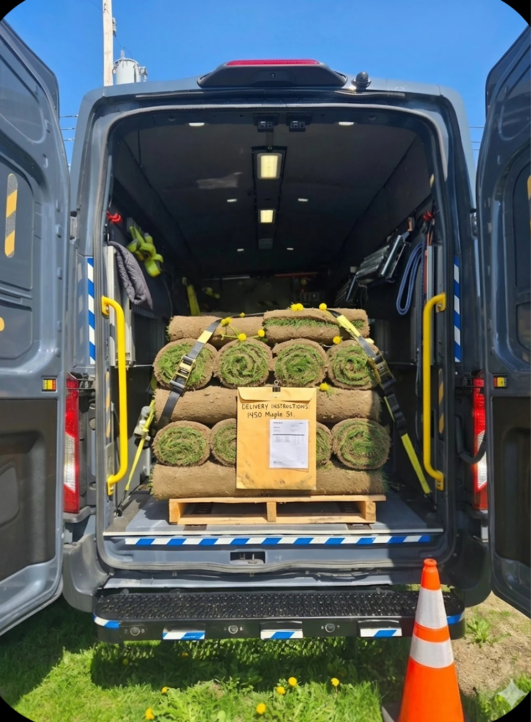 Fresh Sod Rolls Kentucky Bluegrass