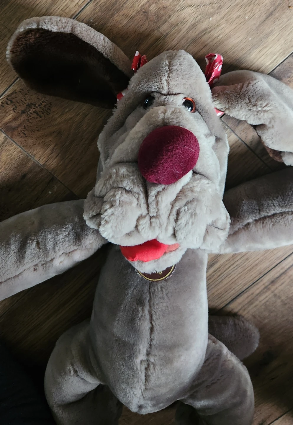 Vintage 1981 Ganz Bros Wrinkles Girl Dog ⚽️ - photo 2