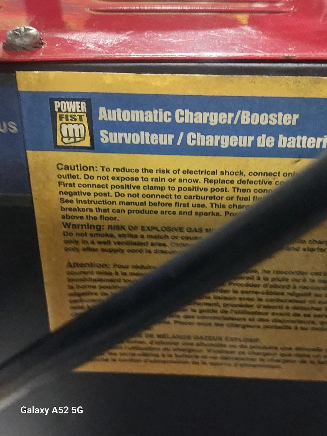 POWER FIST 12 VOLT AUTOMATIC BATTERY CHARGER &  STARTER - photo 5