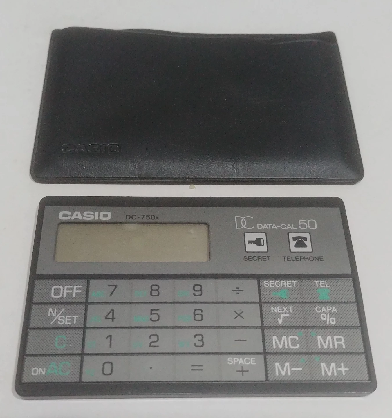Vintage Casio DC-750A Data-Cal 50 Calculator