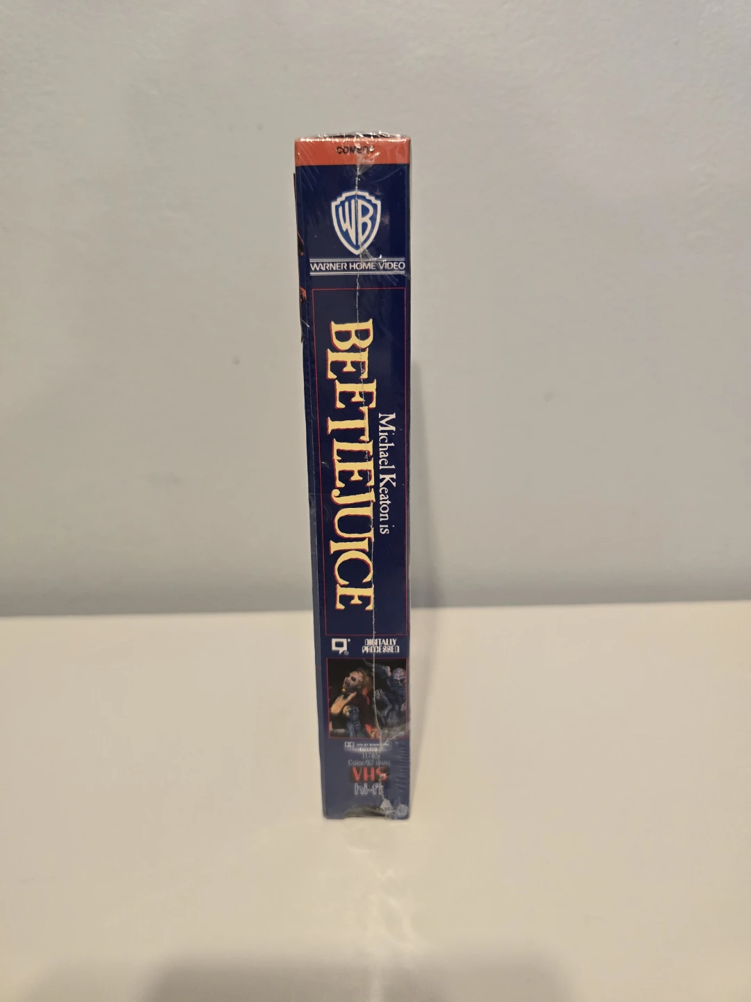 Beetlejuice 1991 VHS slipcover with original wrapping - photo 3