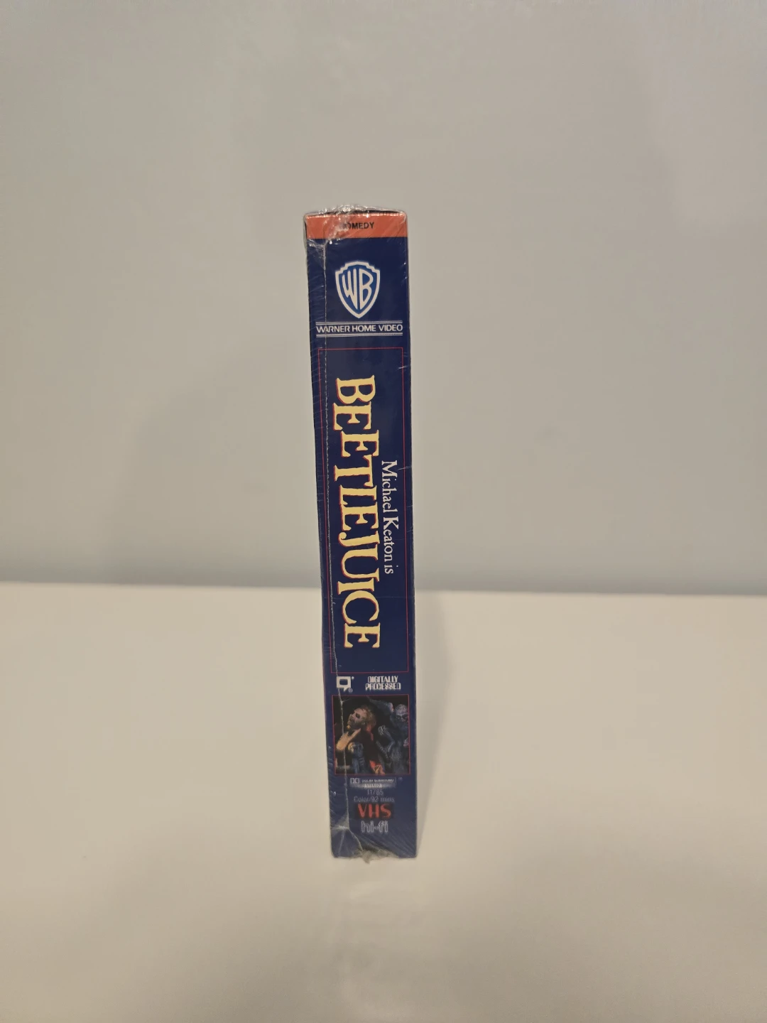 Beetlejuice 1991 VHS slipcover with original wrapping - photo 5