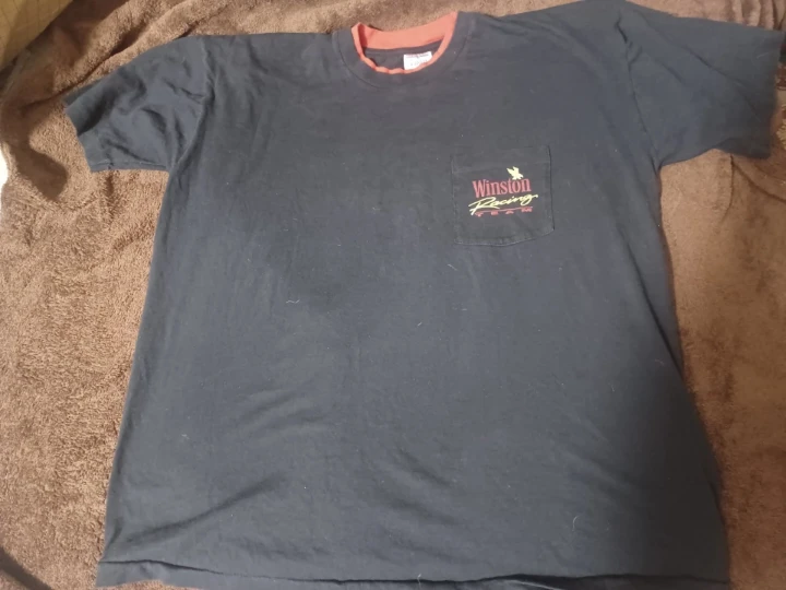 Vintage Winston racing pocket tee size XL