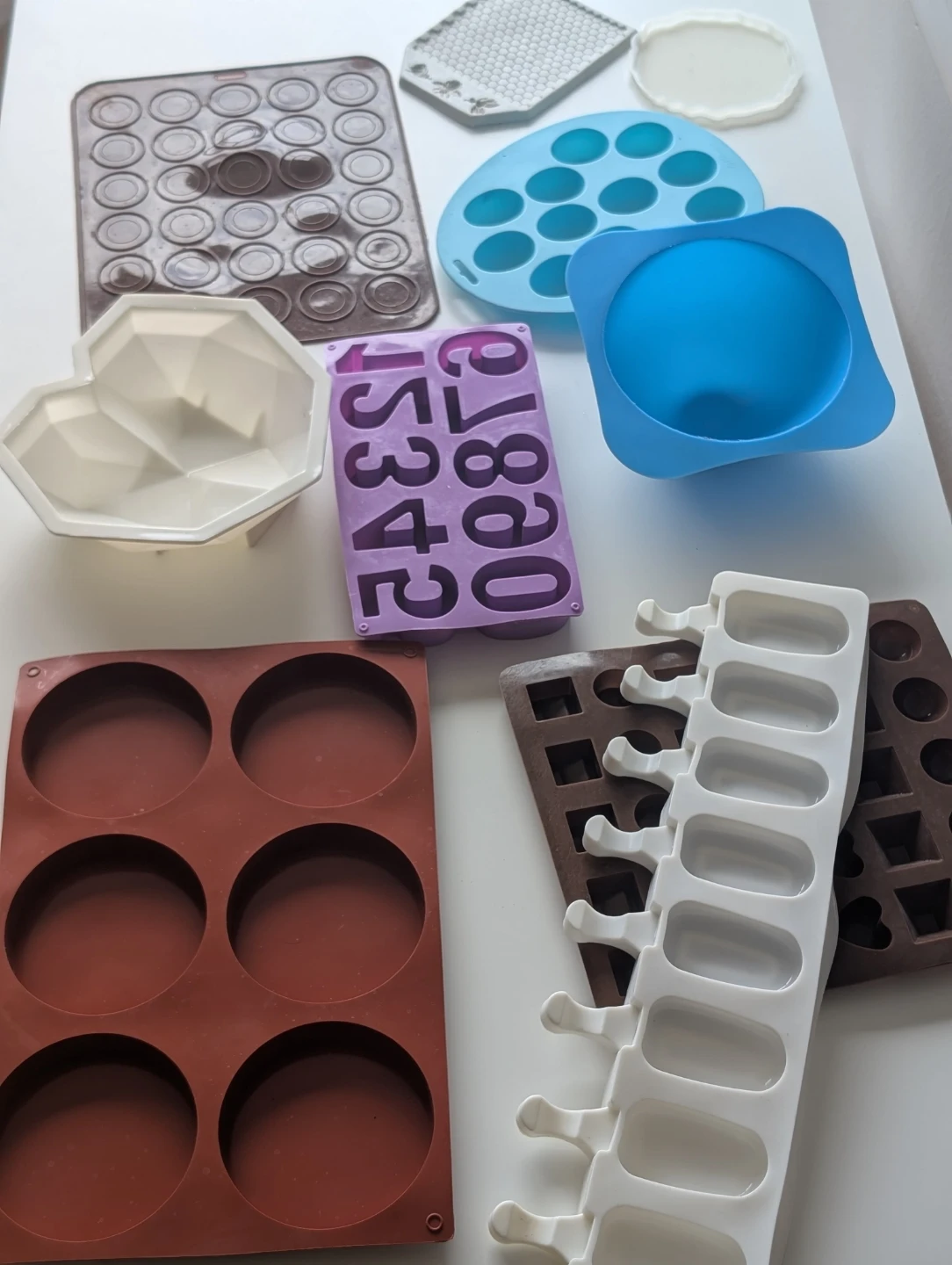 Assorted Silicone Molds for Baking and Crafts