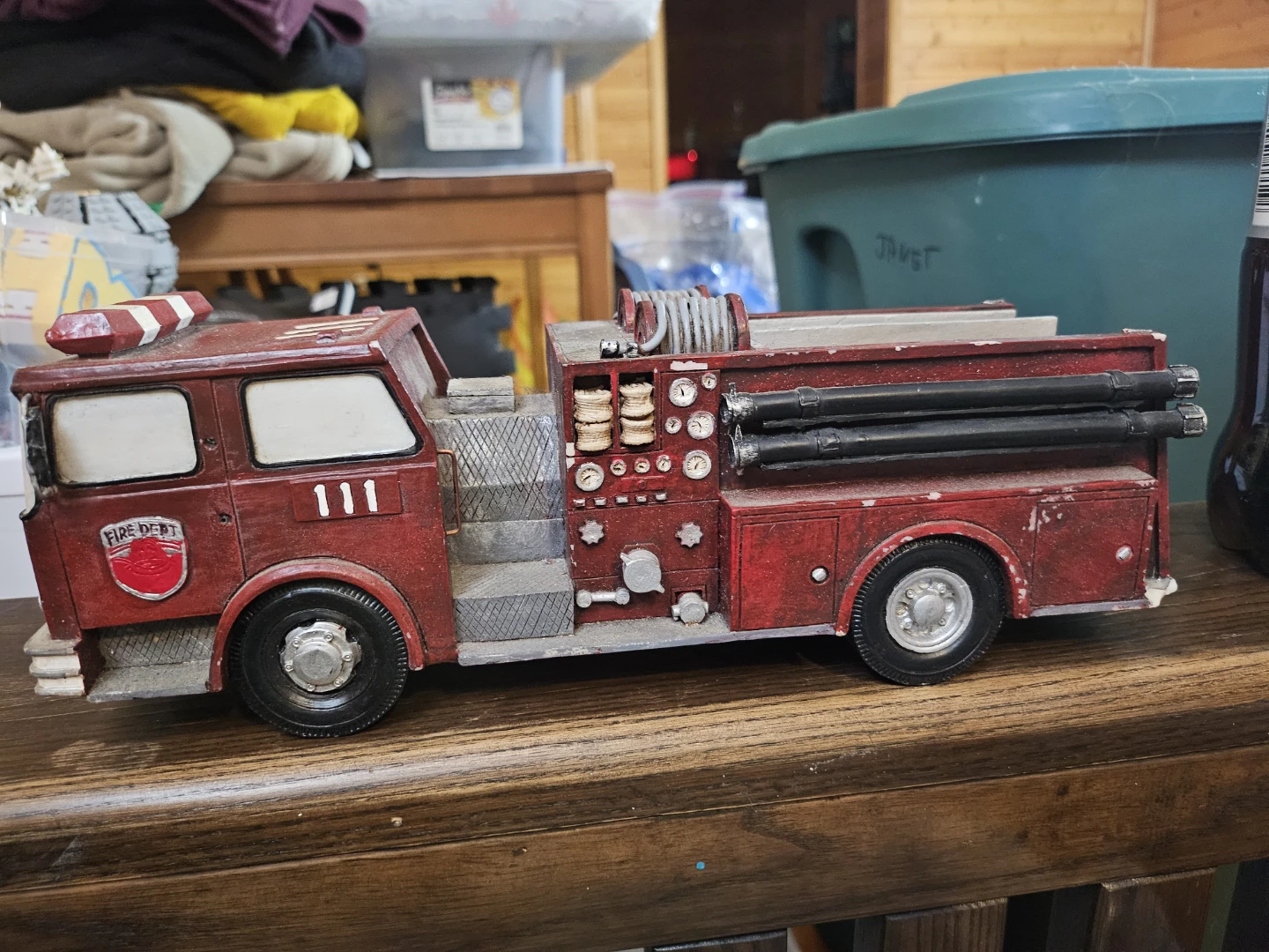 Vintage Fire Truck Model - photo 2