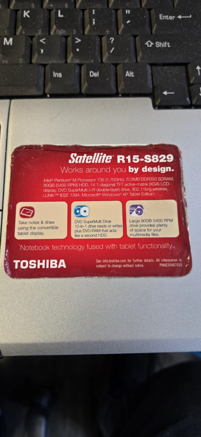 Toshiba Satellite R15-S829 Tablet PC - photo 2