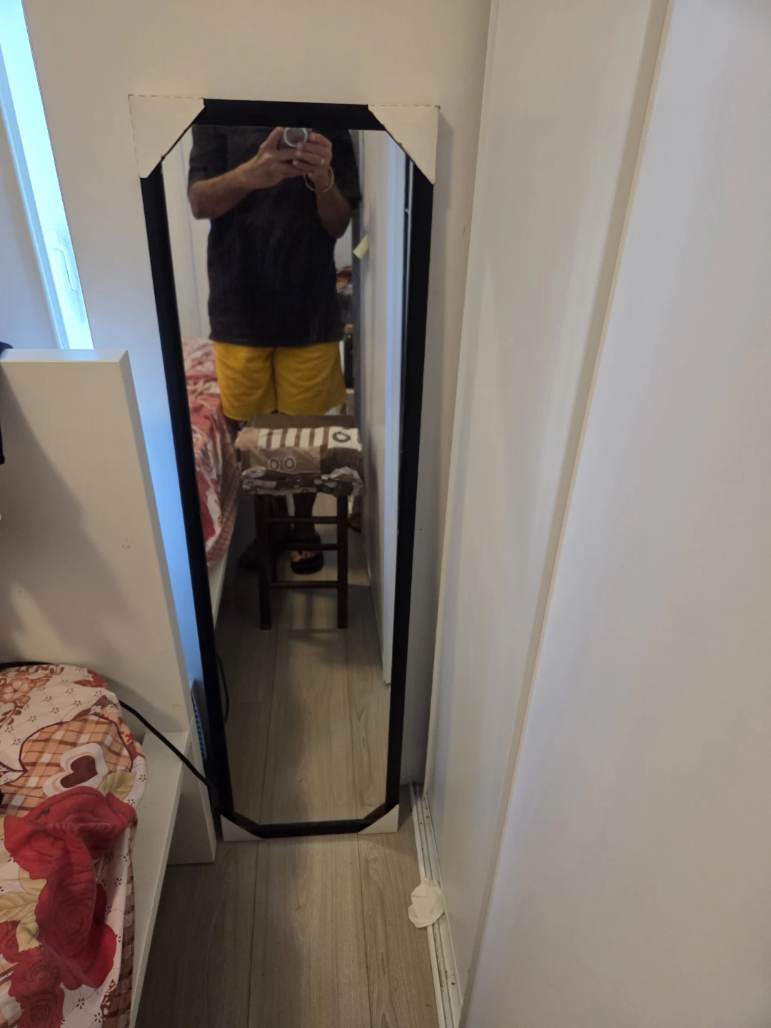 Tall Mirror with Black Frame - photo 4