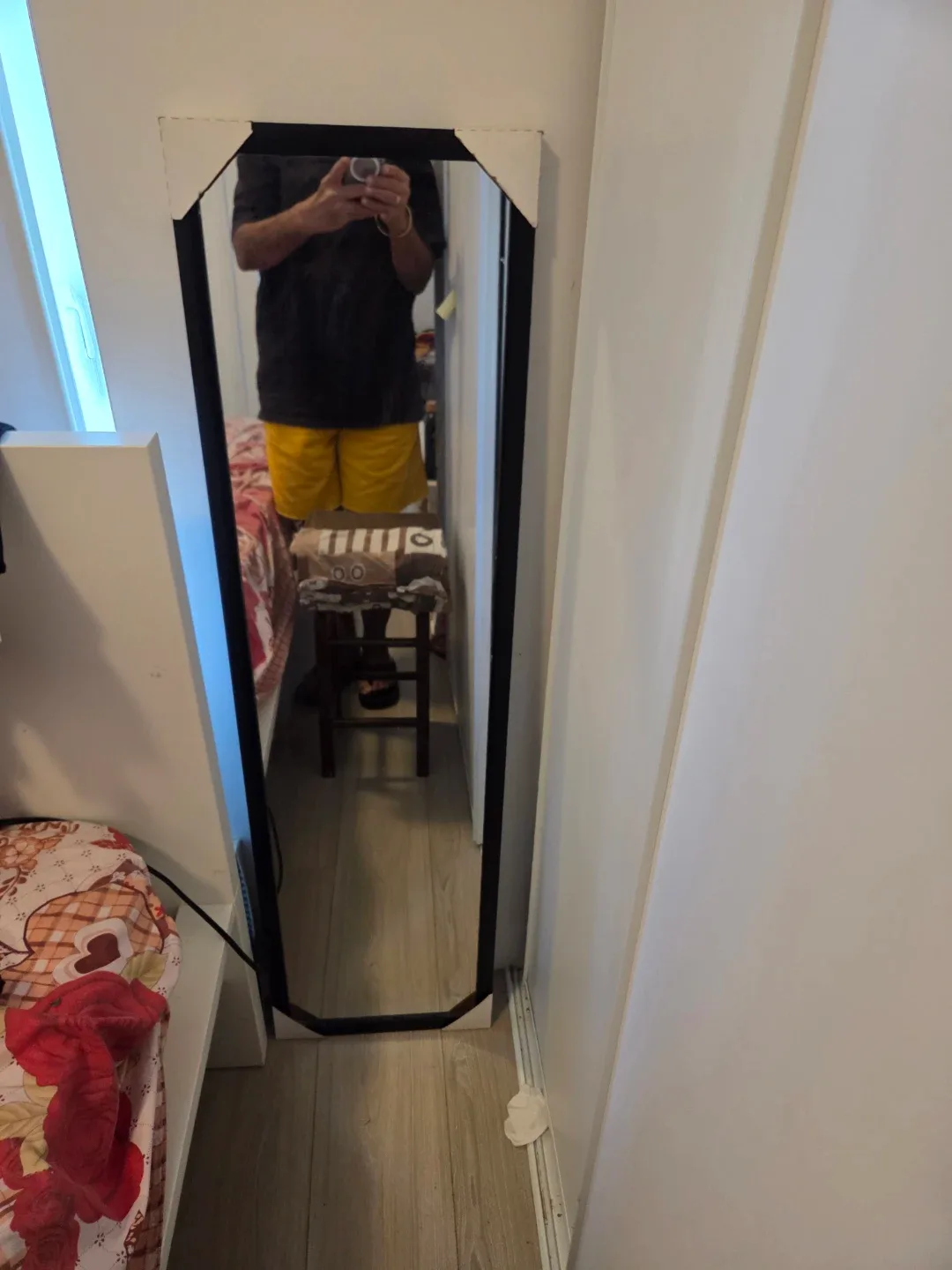 Tall Mirror with Black Frame - photo 4