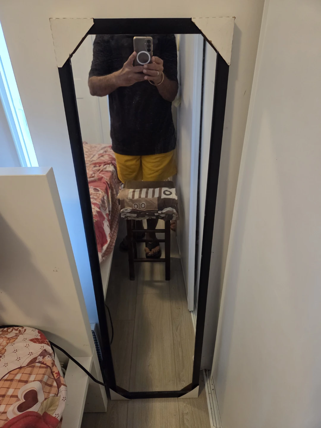Tall Mirror with Black Frame - photo 5