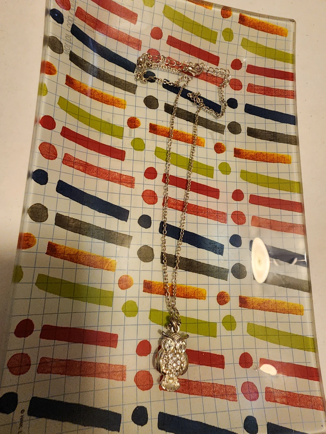 Silver Owl Pendant Necklace - photo 2