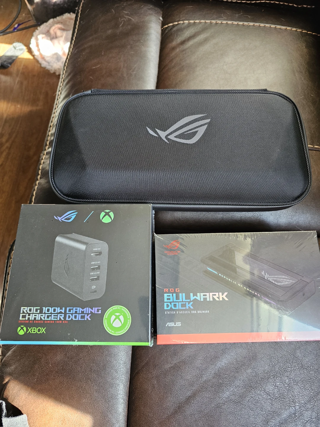 ASUS ROG Ally Gaming Handheld with docks and case brand new