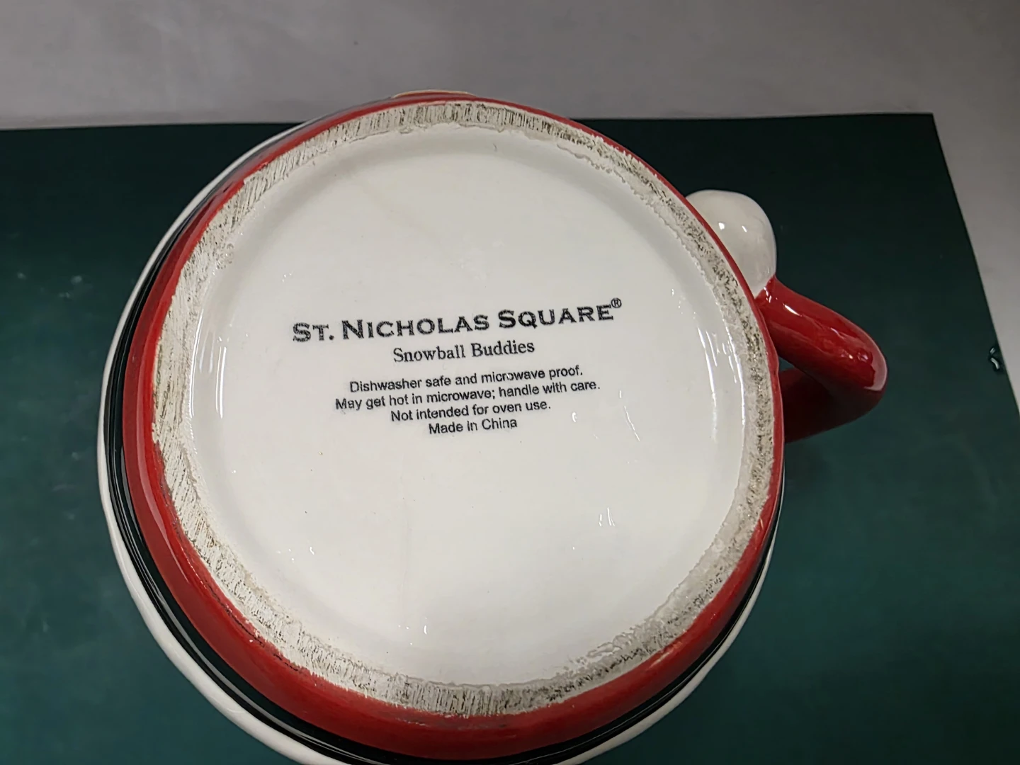 St. Nicholas Square Snowball Buddies Santa Mug - photo 4