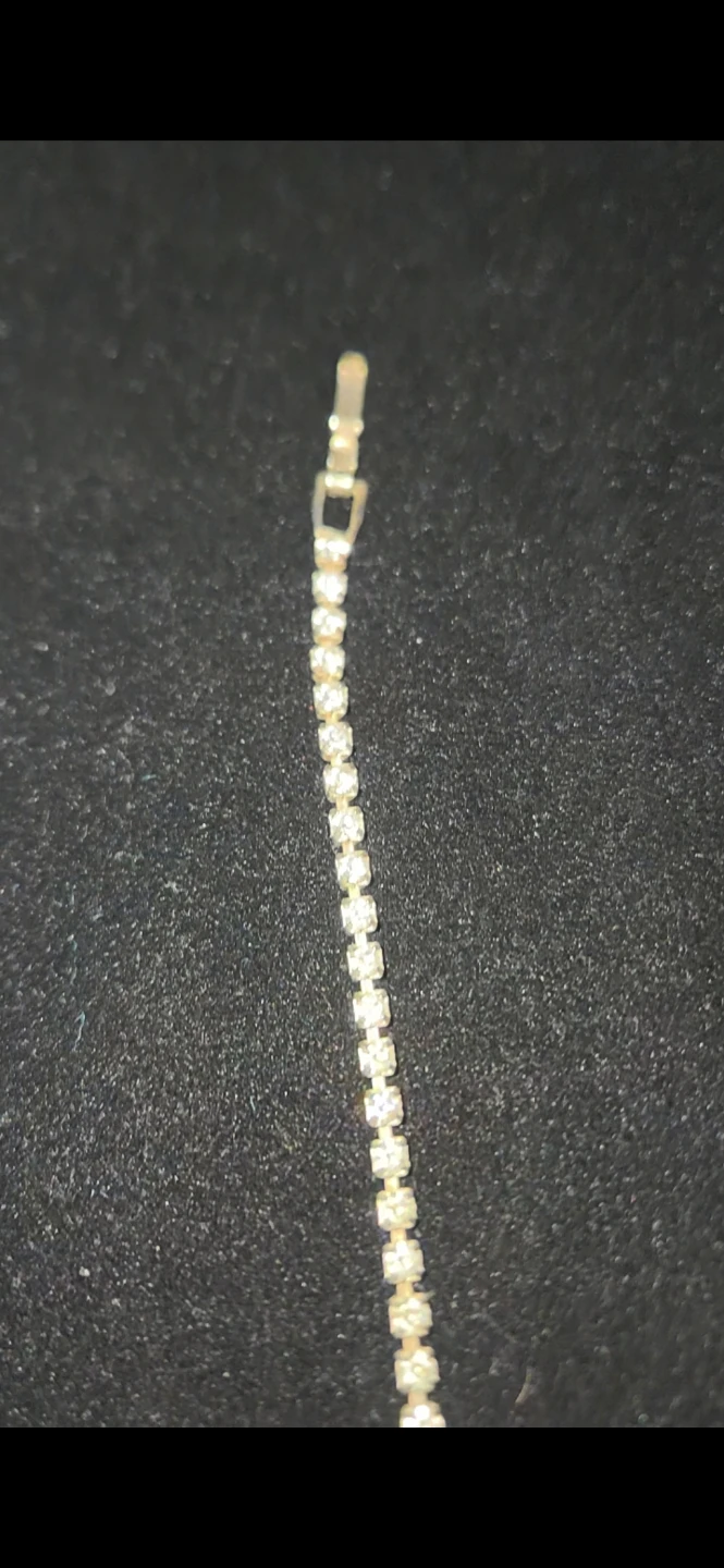 Vintage rhinestone sweetheart necklace - photo 5