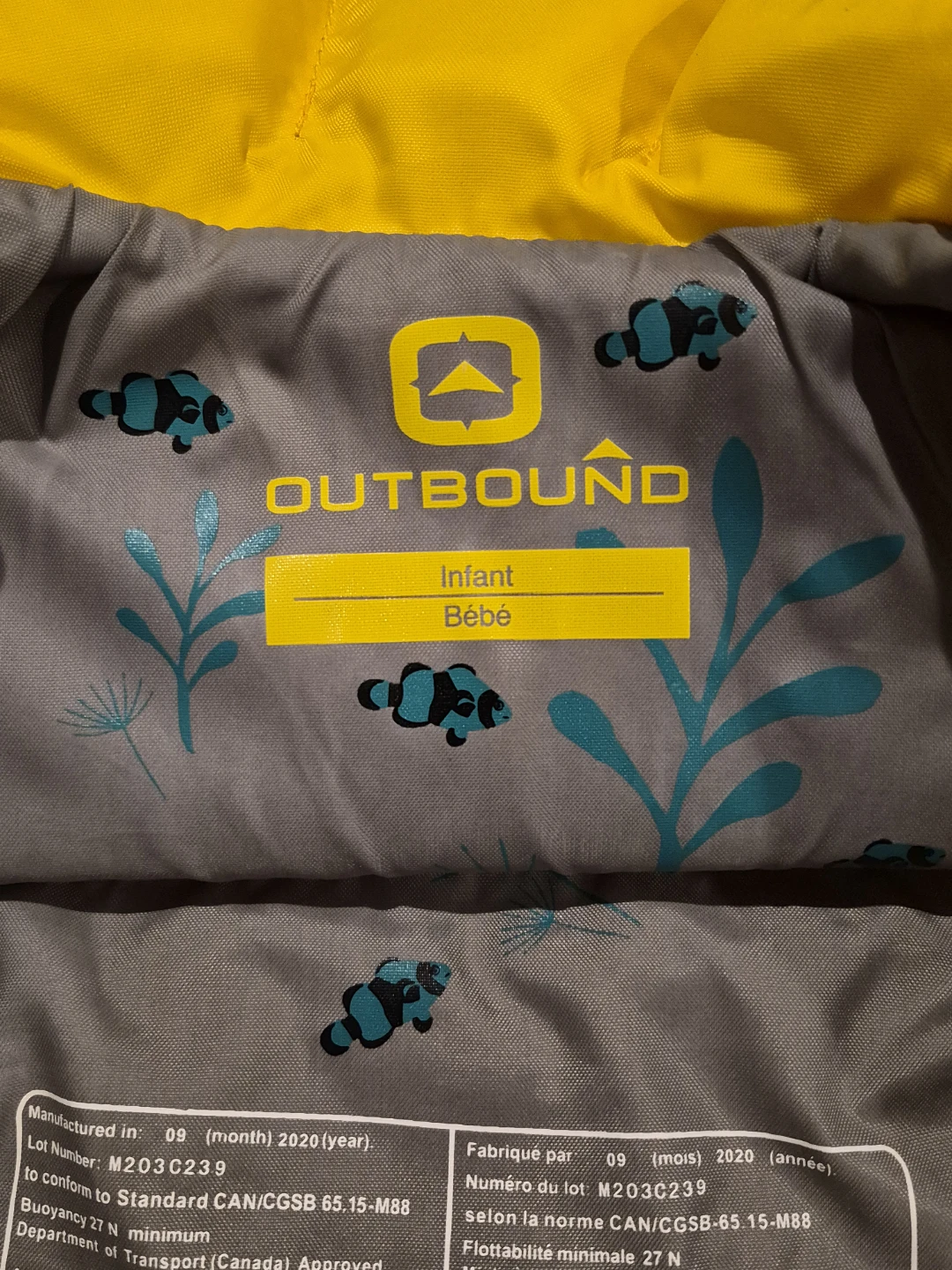 Outbound Infant Life Jacket and Swim Aids - photo 2