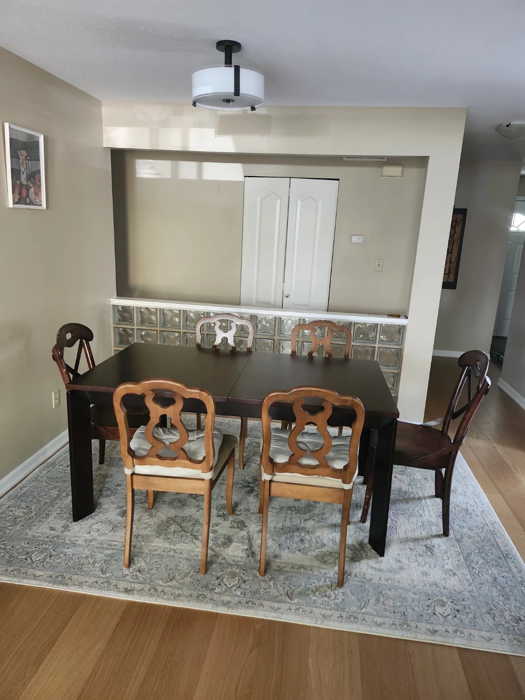 Extended dining table. 4antique 4chairs,2 chairsr - photo 3