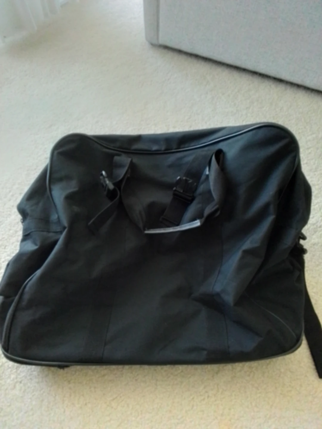 Large black bag with wheels - photo 2