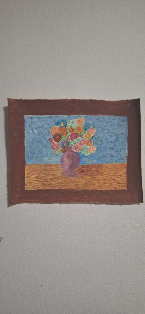 Floral still life painting