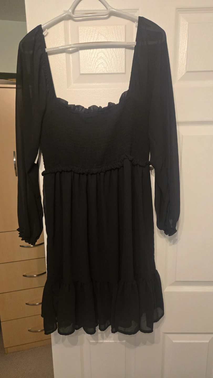 Ardene Black Smocked Dress - photo 2