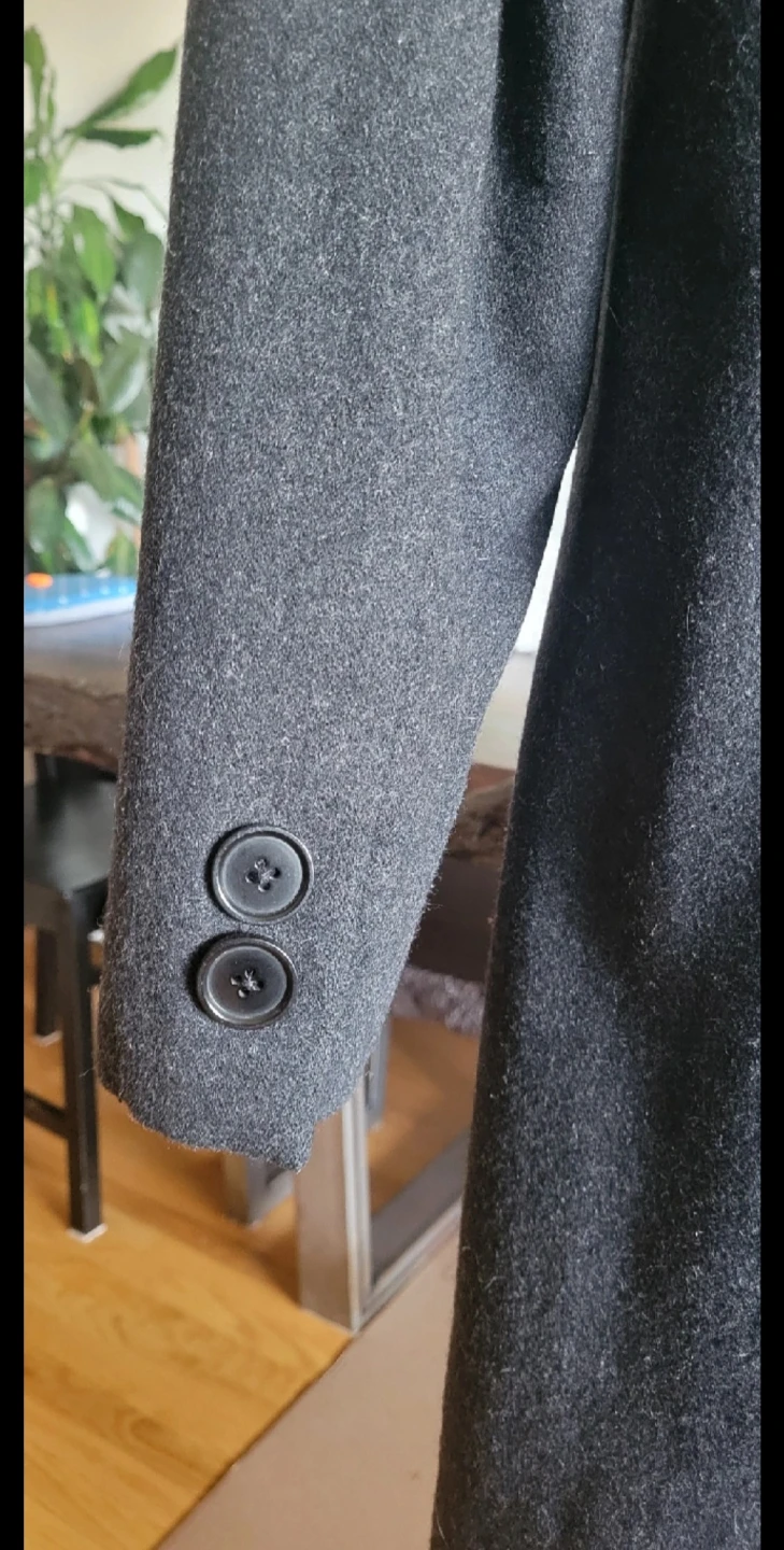 GUC Jacob Women's Charcoal Grey Peacoat Size S ⚽ - photo 4