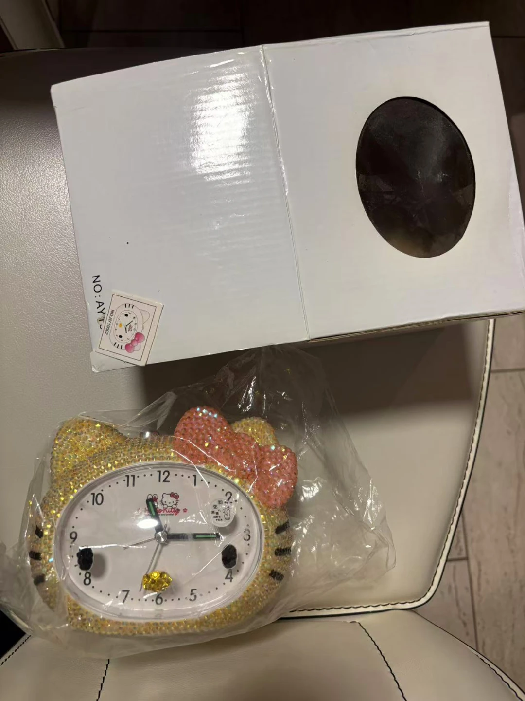 Hello Kitty Rhinestone Alarm Clock