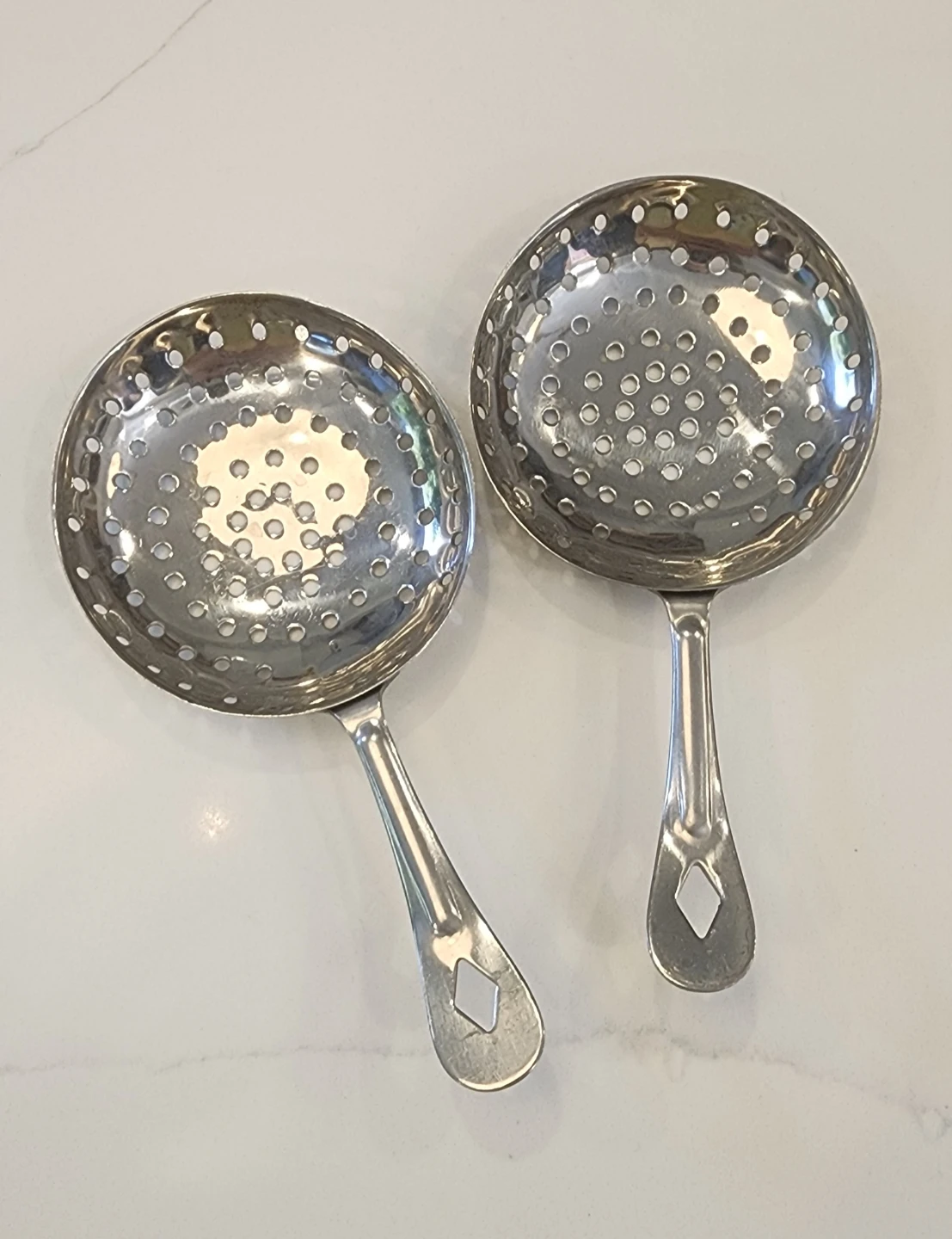 Set of 2 Metal Bar Strainers
