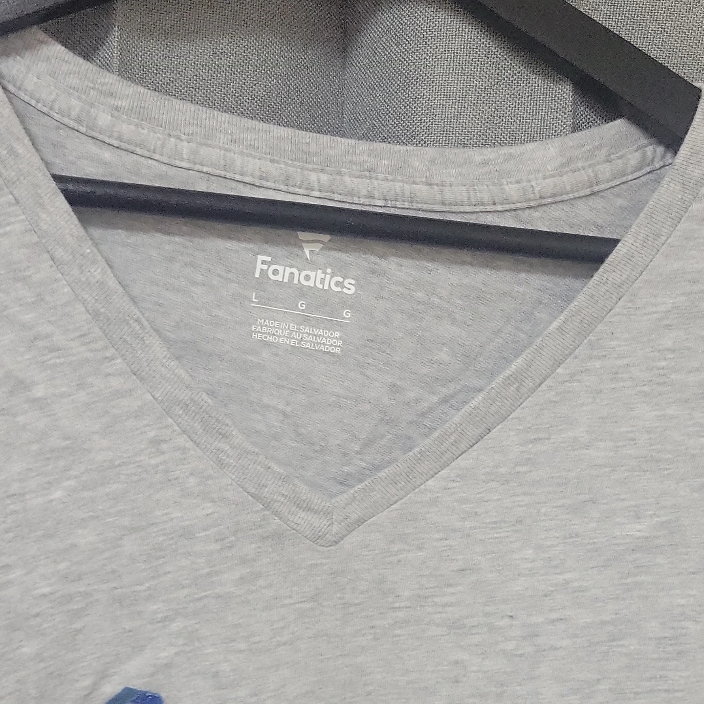 Fanatics LA Dodgers Gray V-Neck T-Shirt - photo 3