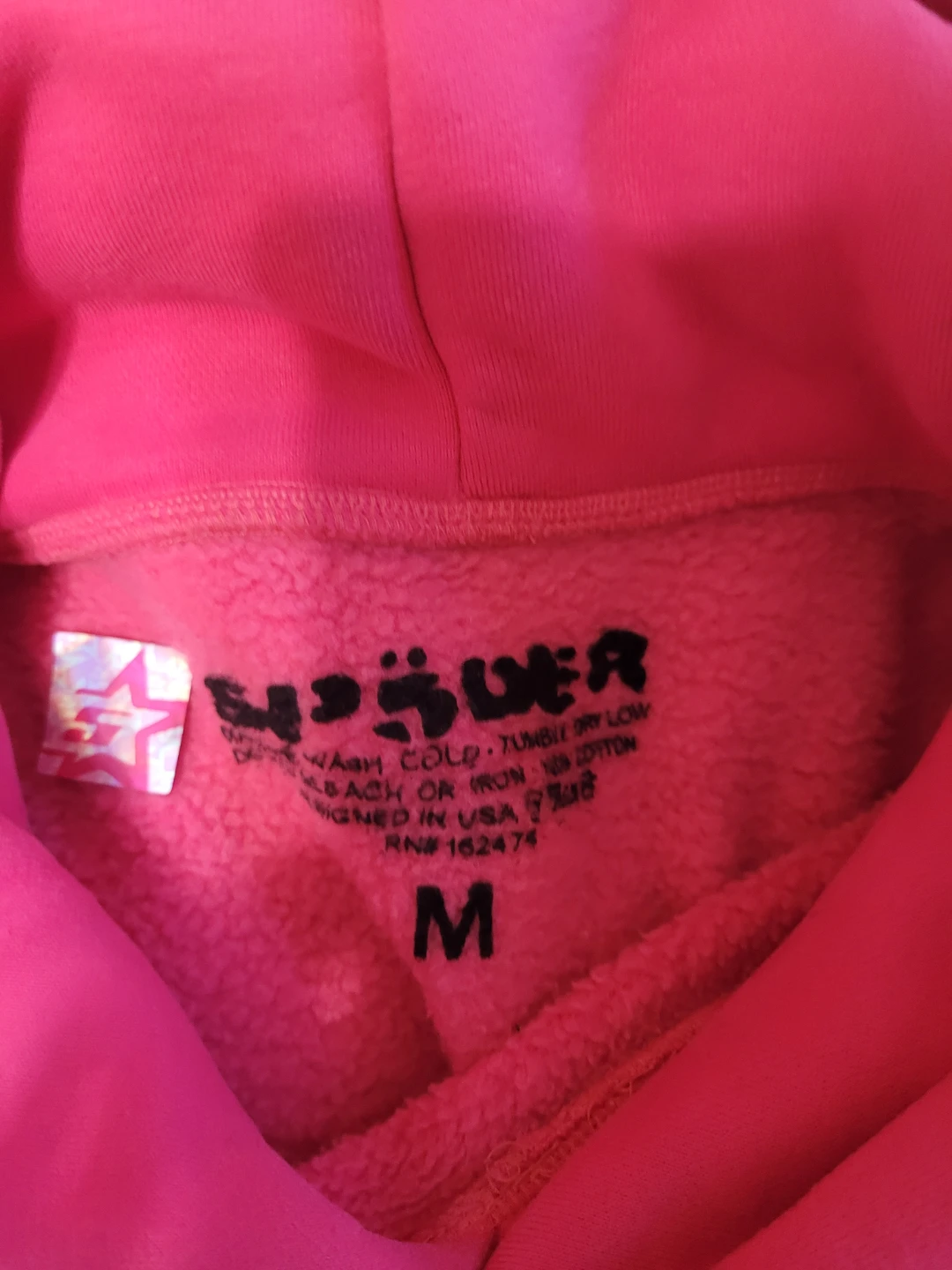 Pink Spider Hoodie Size M - photo 3