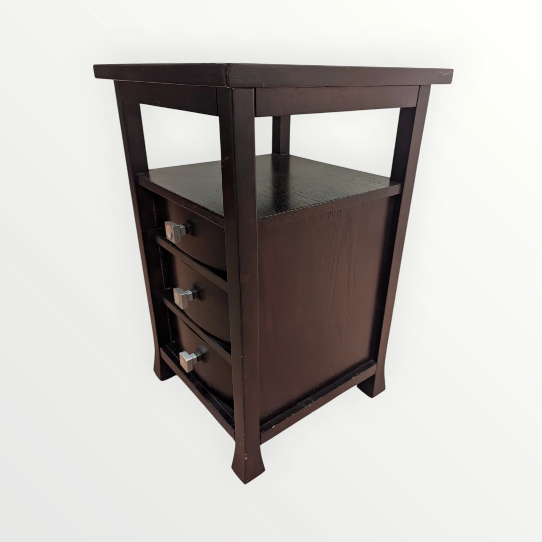 USED NIGHTSTAND or SIDE TABLE WOOD Normal wear - photo 3