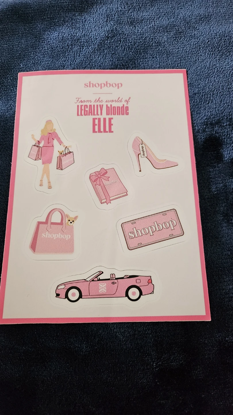 Legally Blonde Elle Shopbop Stickers⚽