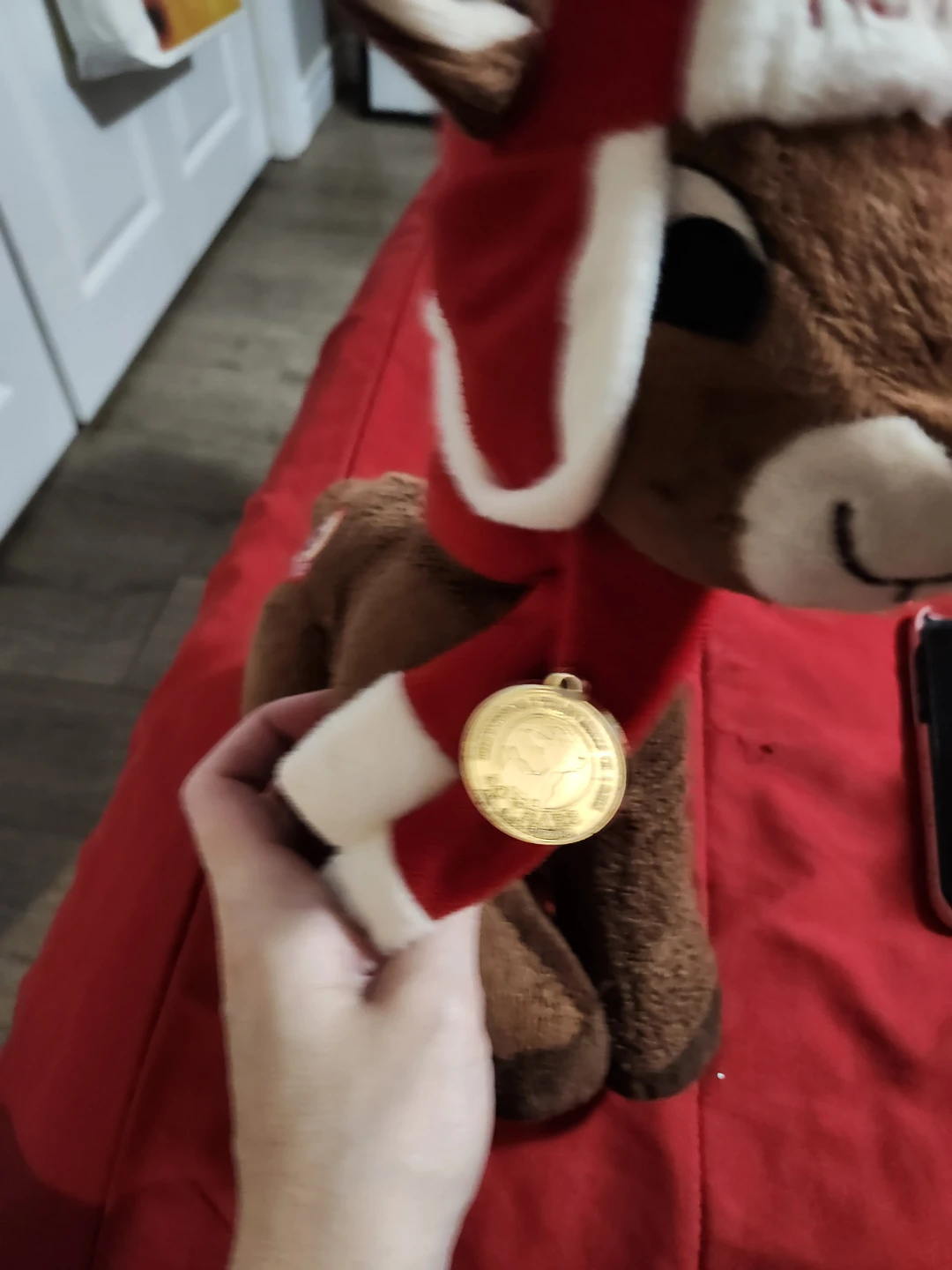 $5 Rudolph plush 8" - photo 2
