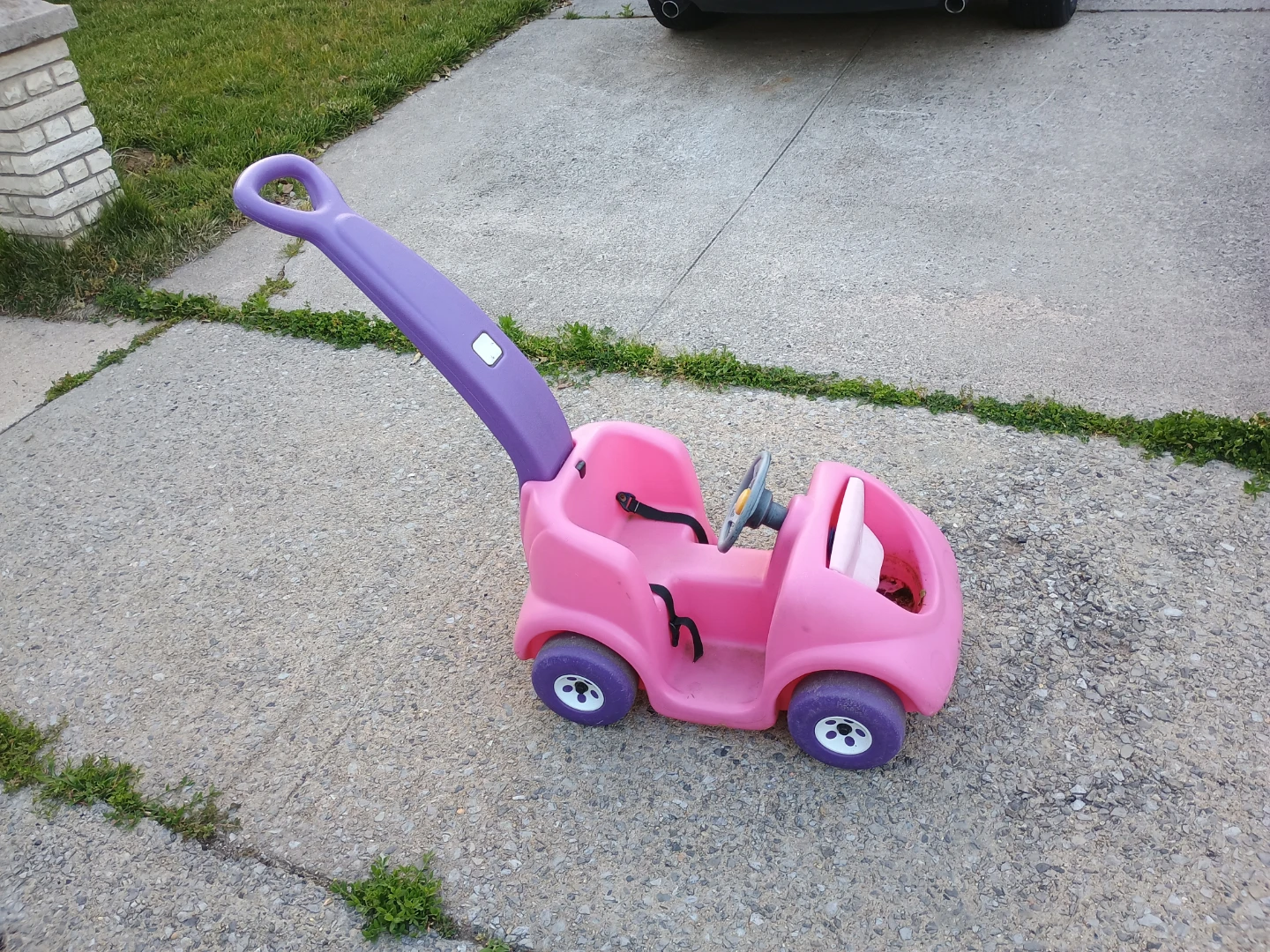 Step2 Push Around Racer Ride-On Toy Car Pink - photo 3