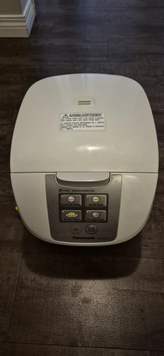 Panasonic Fuzzy Microcomputer Rice Cooker SR-DF181