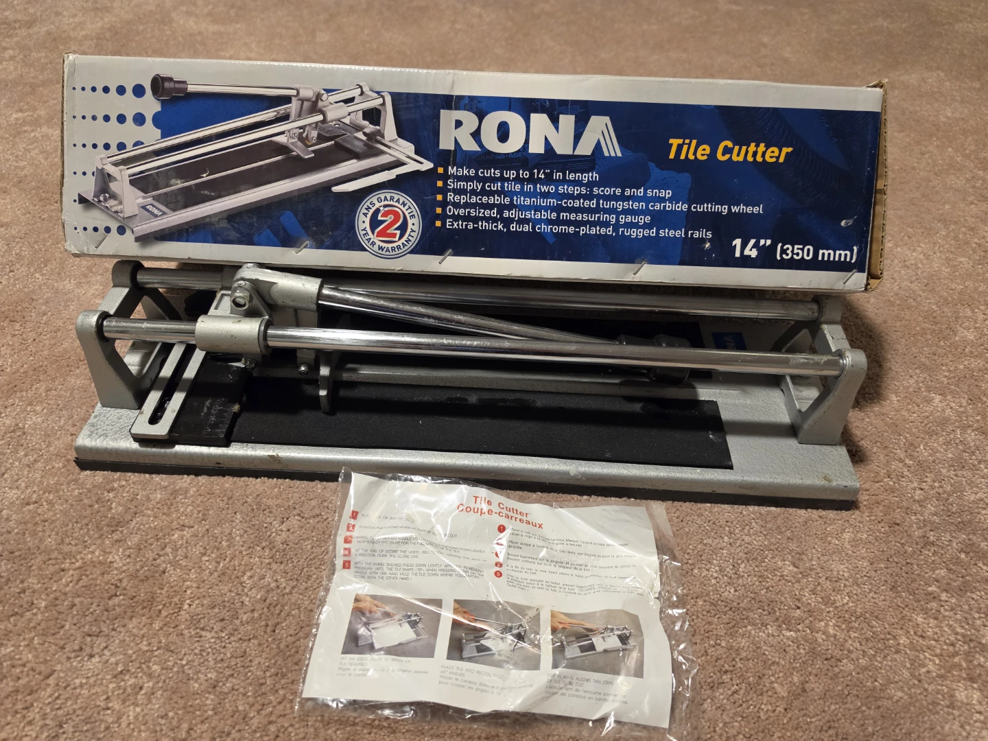 Tile Cutter 14" ( 350 mm ) - photo 2