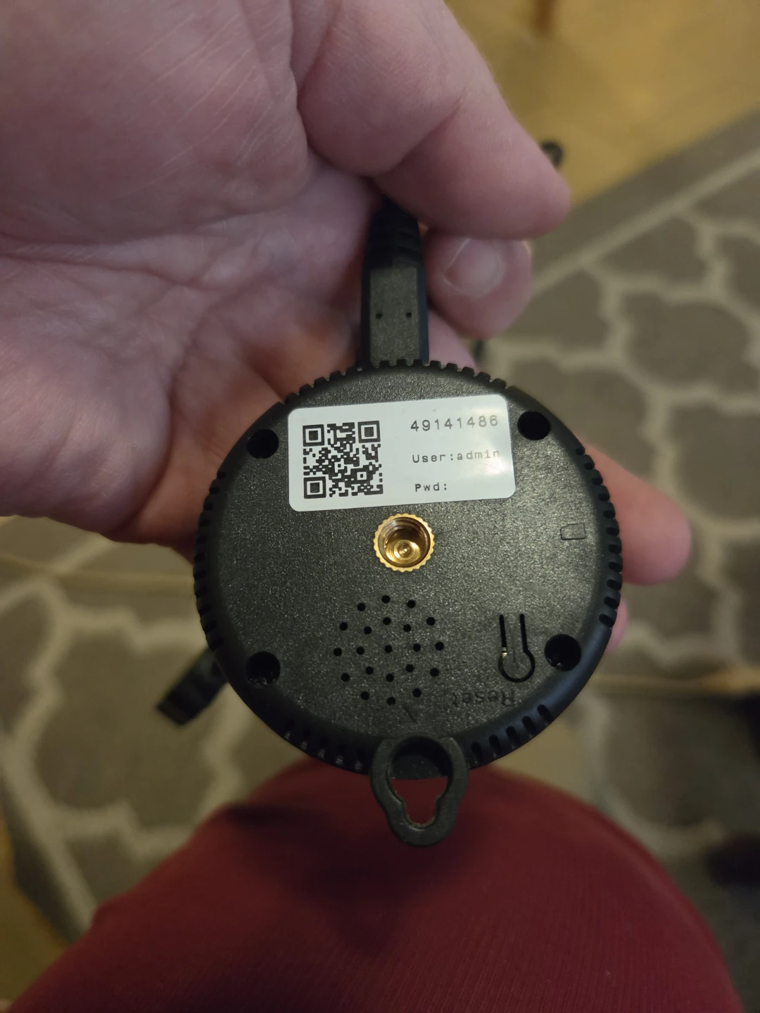 Black Wireless Security Camera - photo 2