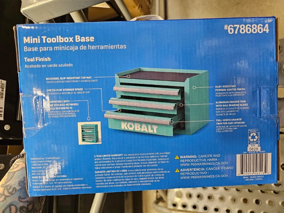 Kobalt Mini Toolbox Base Teal - photo 3