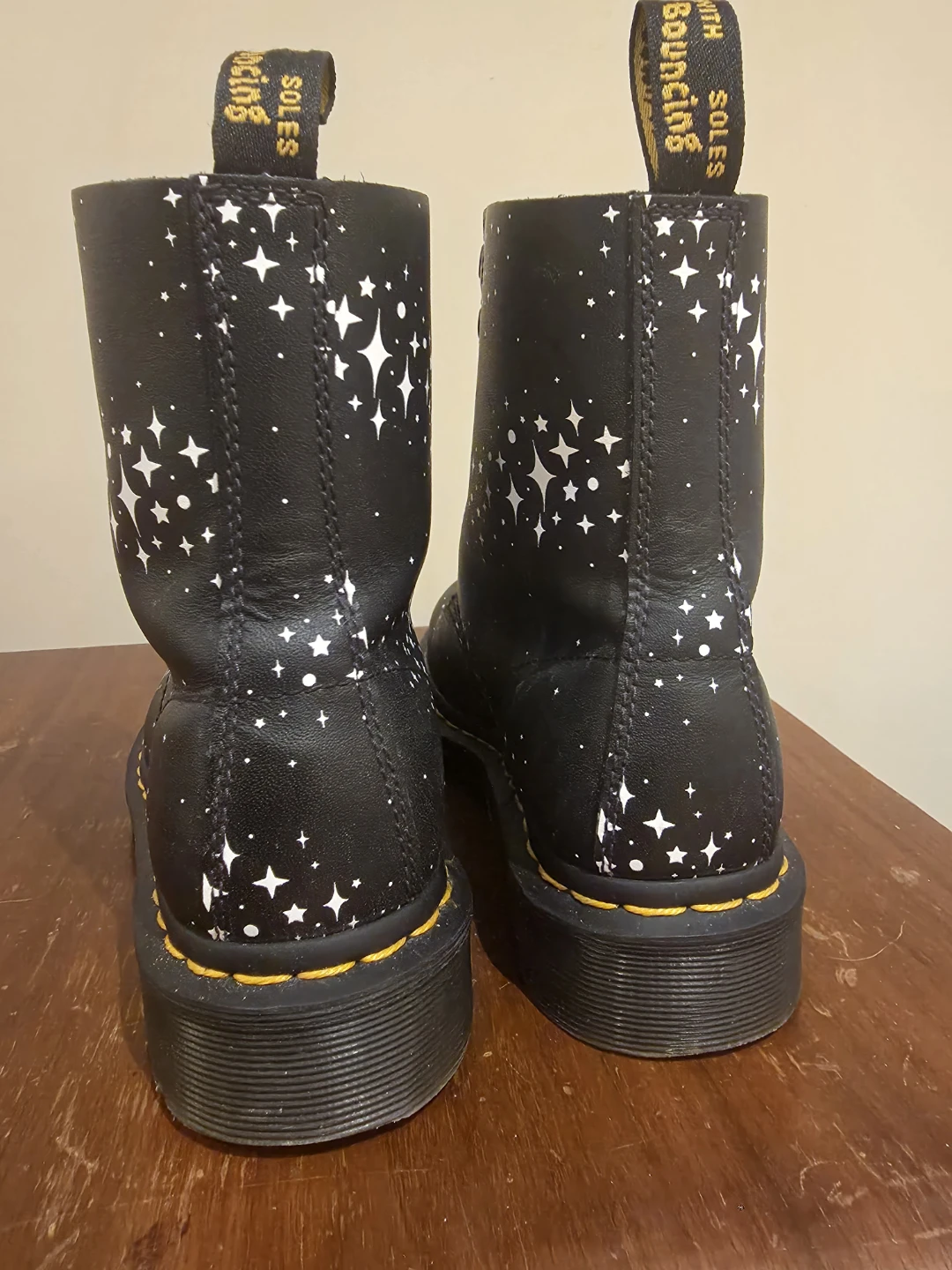 1460 Pascal Stars Leather Lace Up Boots - photo 3