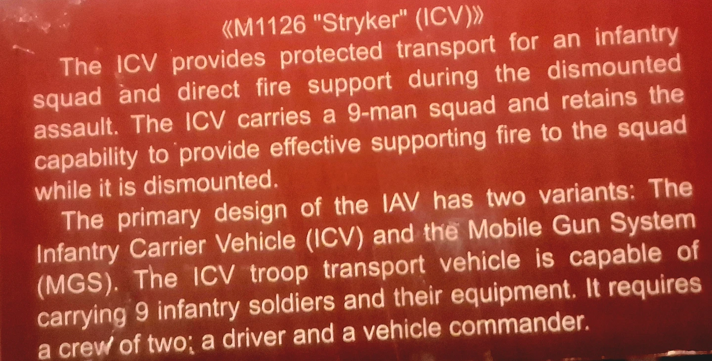 Trumpeter M1126 "Stryker" (ICV) 1:35 Scale Model Kit - photo 2