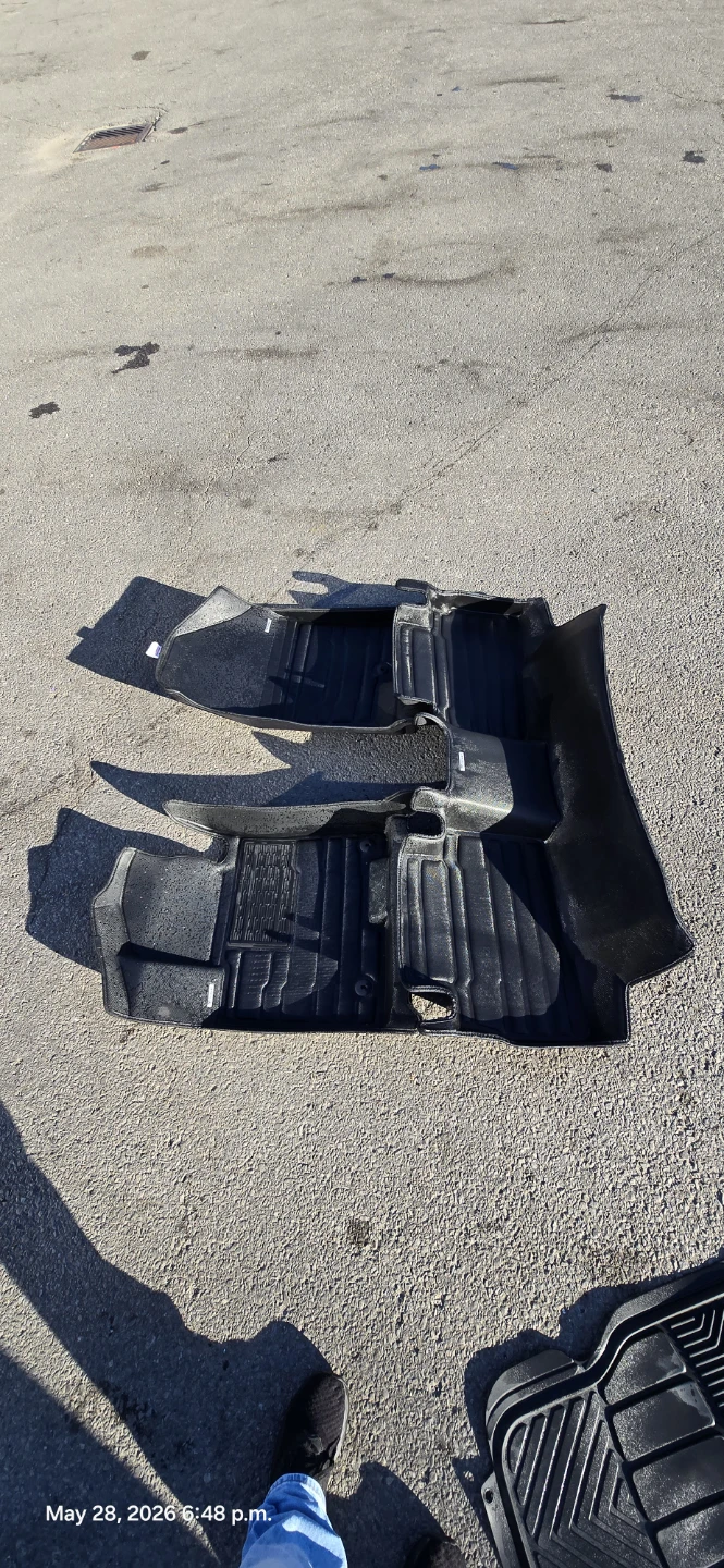 Black All-Weather Floor Mats for Car - photo 3