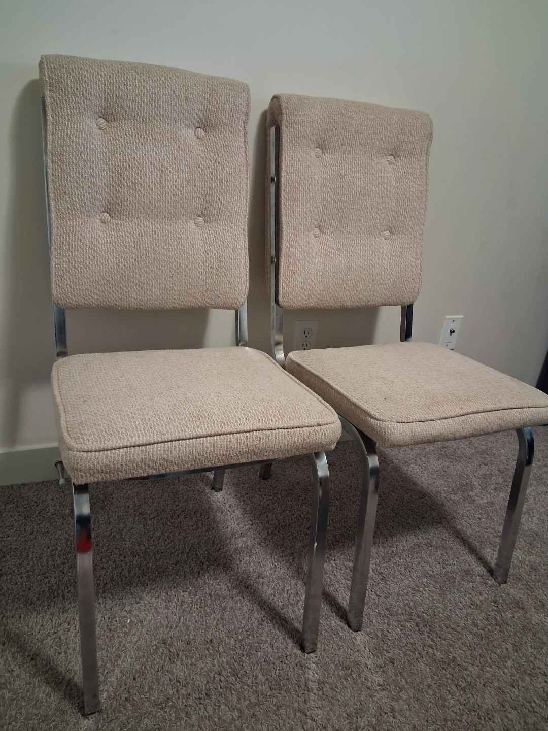 Set of 2 Mid-Century Modern Dining Chairs
