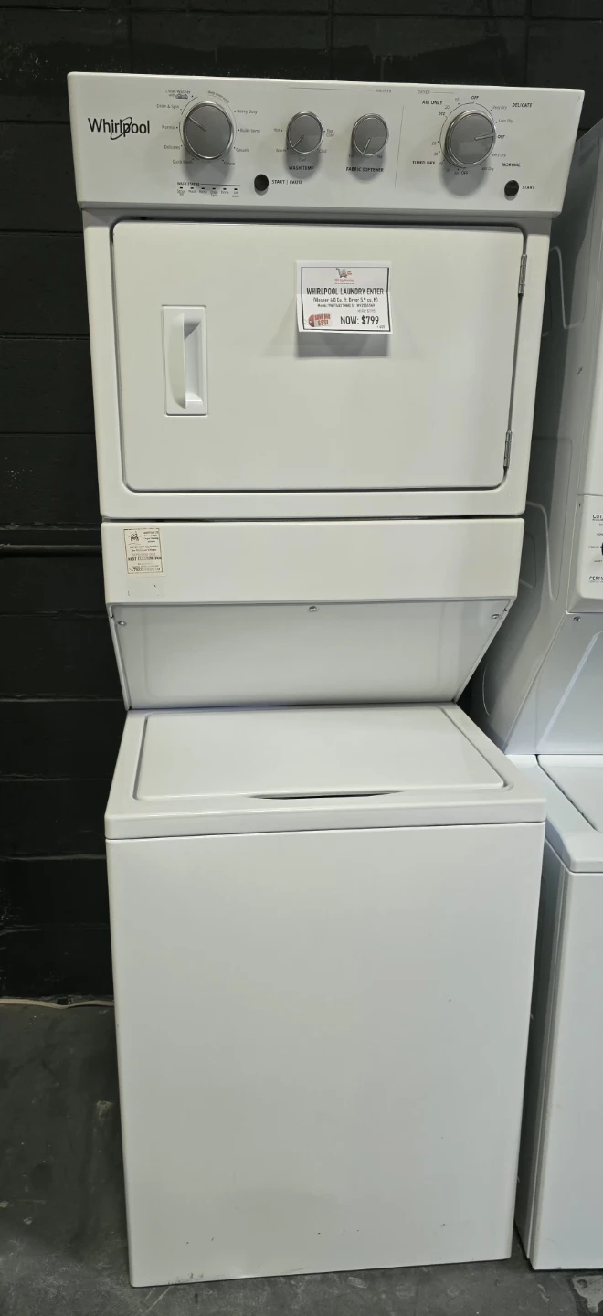 Whirlpool Laundry Center Washer and Dryer