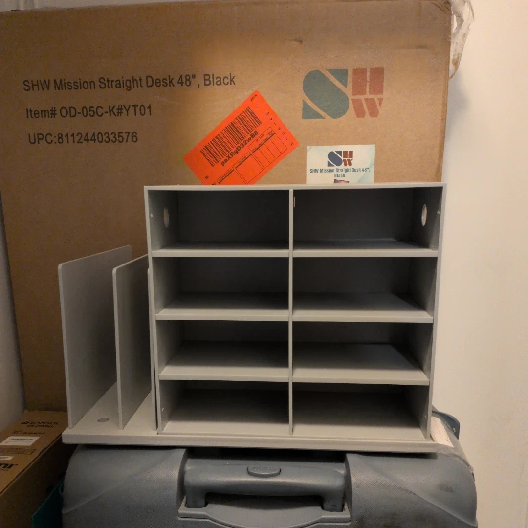 SHW Mission Straight Desk Organizer