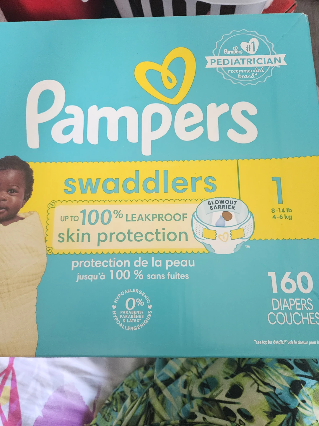 Pampers Swaddlers Diapers Size 1 (160 Count)