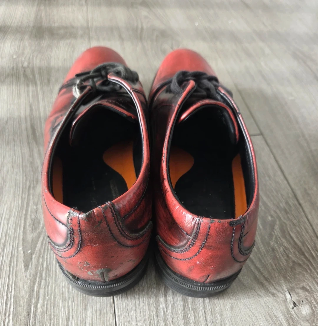 Rockport Men's Red Leather Dress Shoes - photo 3