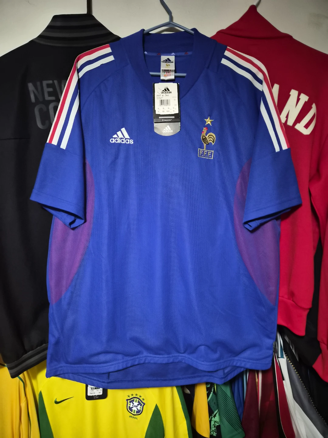 France 2002 World Cup vintage adidas soccer jersey