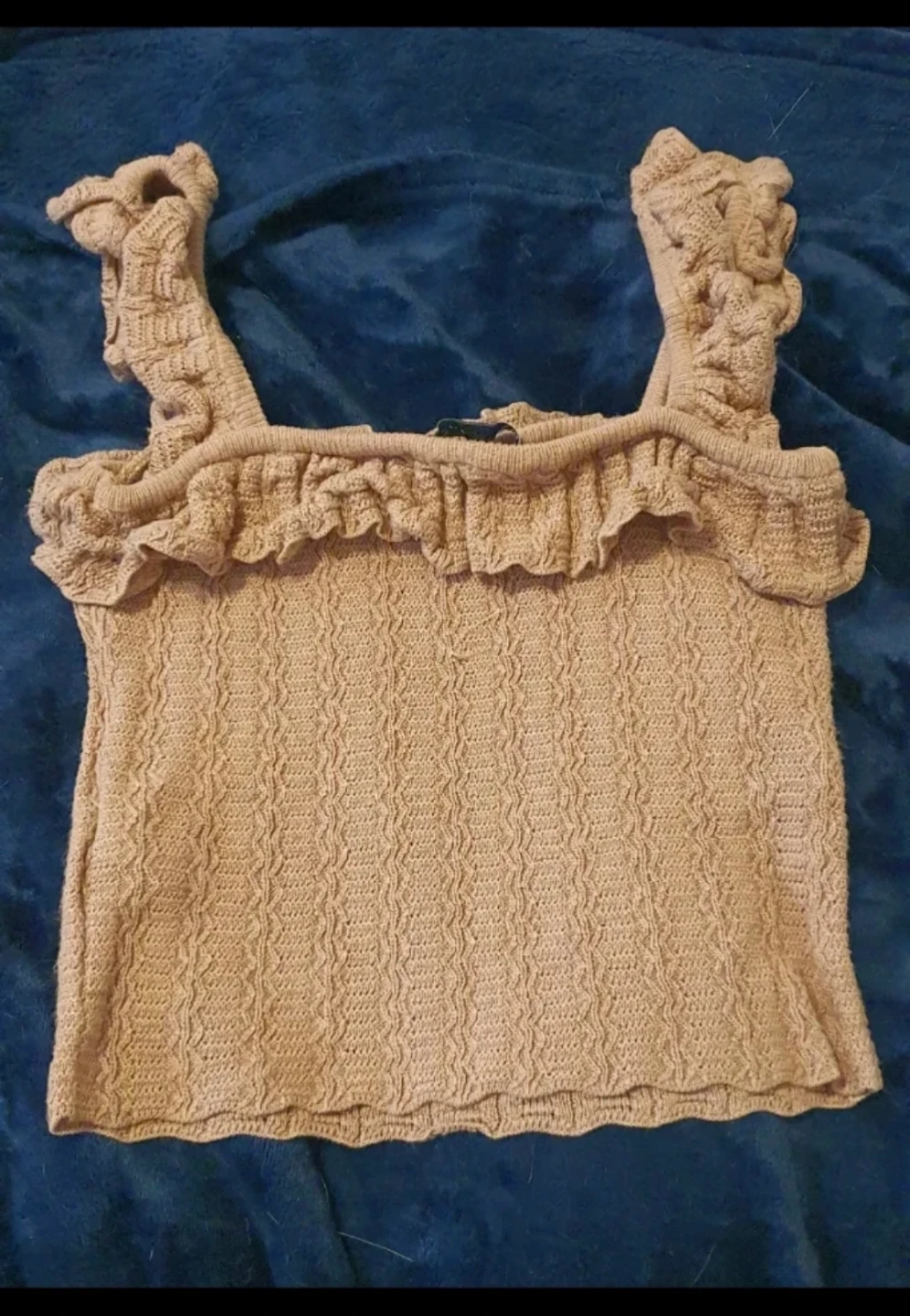 ZARA crochet-knit crop top - photo 3