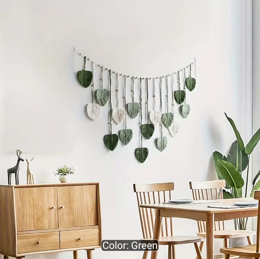 Macrame Leaf Wall Hanging