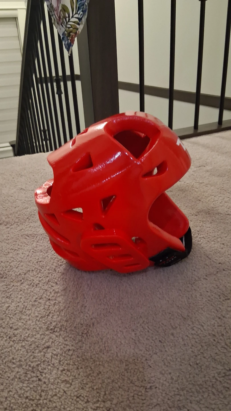Red Karate Shoes and Headgear Set - photo 4