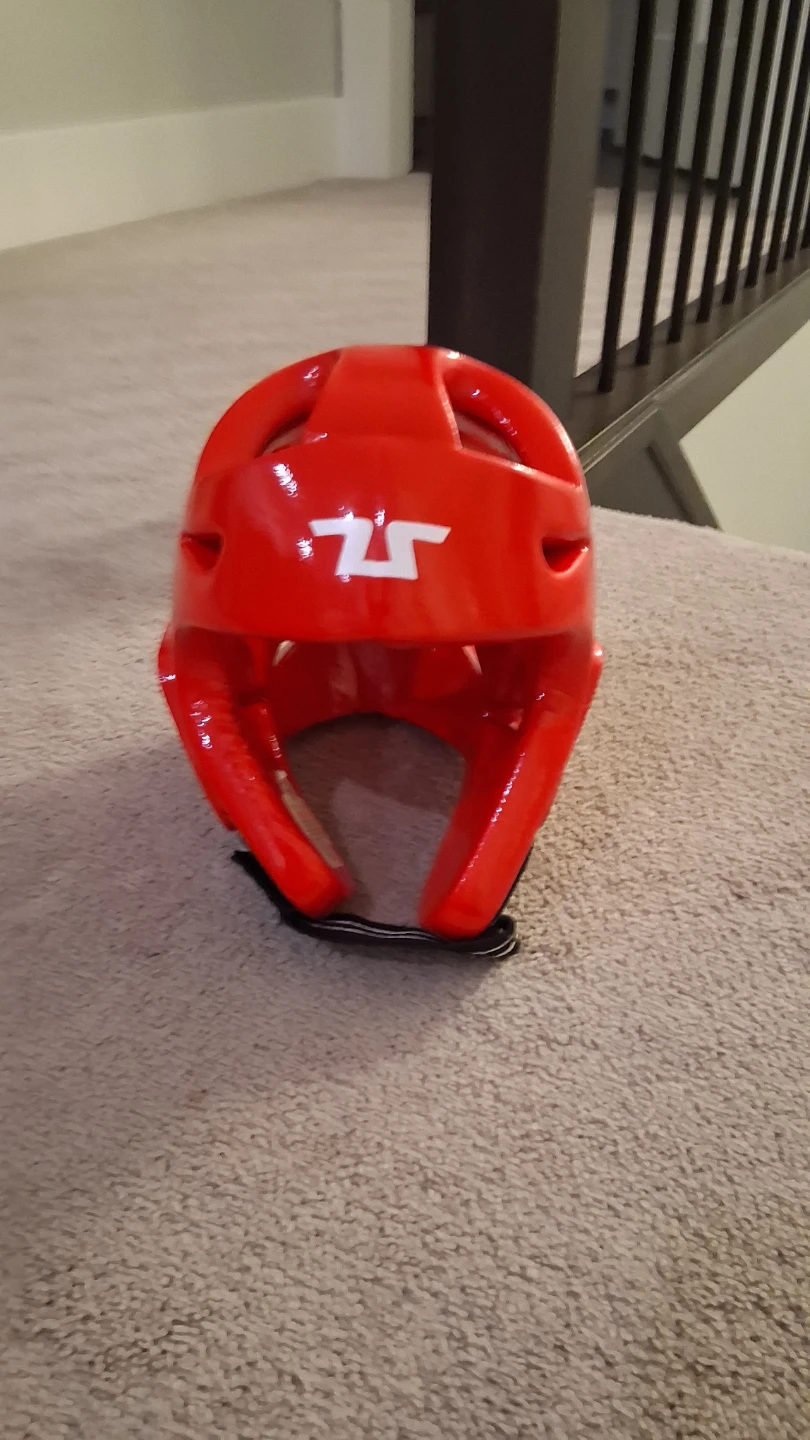 Red Karate Shoes and Headgear Set - photo 5